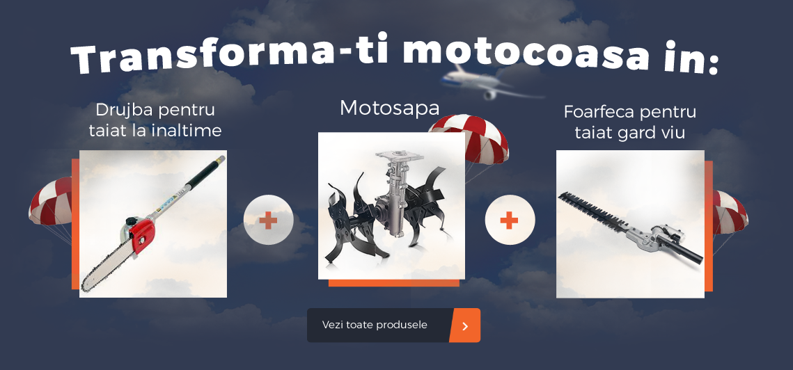 Transforma motocoasa