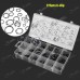 Sigurante tip seeger combinate - Set 225 buc