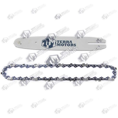 Lama + lant drujba - Picco - 30cm - 1.3mm (pentru adaptor motocoasa)