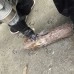 Burghiu conic despicare lemne pentru bormasina sau rotopercutor (3 adaptoare)