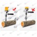 Burghiu conic despicare lemne pentru bormasina sau rotopercutor (3 adaptoare)