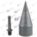 Burghiu conic despicare lemne pentru bormasina sau rotopercutor - 45mm