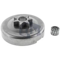 Carcasa ambreiaj drujba Husqvarna 365, 371, 372 - Fixa - Pas 3/8 - 7 Dinti (ITAL)