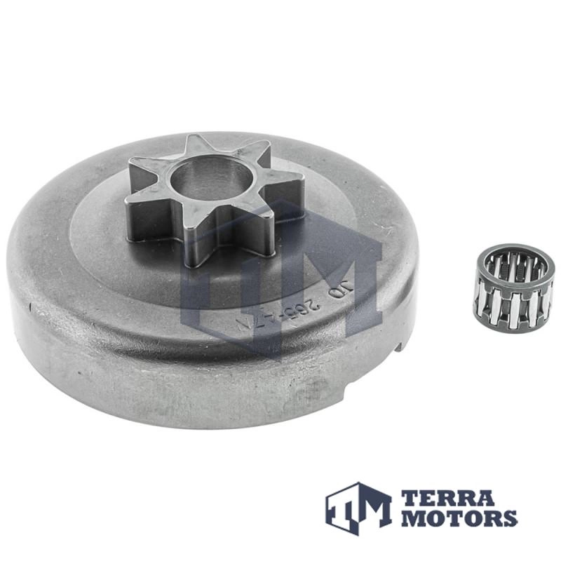 Carcasa ambreiaj drujba Husqvarna 365, 371, 372 - Fixa - Pas 3/8 - 7 Dinti (ITAL)
