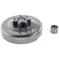 Carcasa ambreiaj drujba Husqvarna 385, 390 - Fixa - Pas 3/8 - 7 Dinti (ITAL)