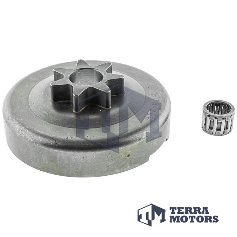 Carcasa ambreiaj drujba Husqvarna 385, 390 - Fixa - Pas 3/8 - 7 Dinti (ITAL)