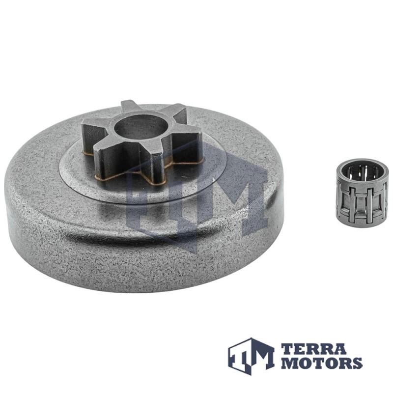 Carcasa ambreiaj drujba Stihl 009, 010, 011, 020 T - Fixa - Pas 3/8 LP (91) - 6 Dinti