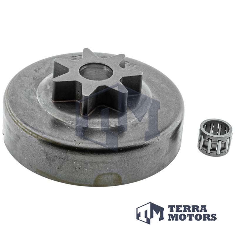 Carcasa ambreiaj drujba Stihl 024, 026 - Fixa - Pas 3/8 - 7 Dinti (ITAL)