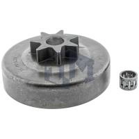 Carcasa ambreiaj drujba Stihl 290, 390, 360, 310, 340, 029, 039, 034, 036 - Fixa - Pas 3/8 - 7 Dinti (ITAL)
