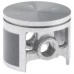 Kit cilindru drujba Husqvarna 272 52mm Titanikel, Piston cu teflon (Terra Motors)