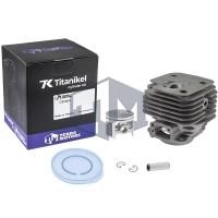 Kit cilindru drujba Husqvarna 272 52mm Titanikel, Piston cu teflon (Terra Motors)