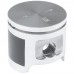 Kit cilindru drujba Husqvarna 340 40mm Titanikel, Piston cu teflon (Terra Motors)