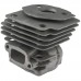 Kit cilindru drujba Husqvarna 357 46mm Titanikel, Piston cu teflon (Terra Motors)