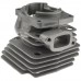 Kit cilindru drujba Husqvarna 357 46mm Titanikel, Piston cu teflon (Terra Motors)