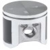 Kit cilindru drujba Husqvarna 359, 357 47mm Titanikel, Piston cu teflon (Terra Motors)
