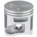 Kit cilindru drujba Husqvarna 365 X-TORQ, 372 X-TORQ 50mm Titanikel, Piston cu teflon (Terra Motors)