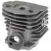 Kit cilindru drujba Husqvarna 51 45mm Titanikel, Piston cu teflon (Terra Motors)