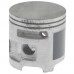 Kit cilindru drujba Husqvarna 575 51mm Titanikel, Piston cu teflon (Terra Motors)