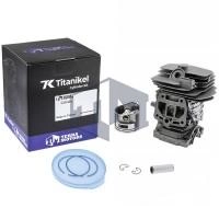 Kit cilindru drujba Stihl 251 44mm Titanikel, Piston cu teflon (Terra Motors)
