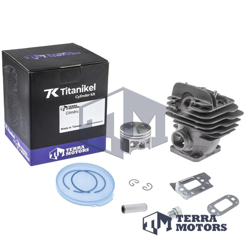 Kit cilindru drujba Stihl 260, 026 44mm Titanikel, Piston cu teflon (Terra Motors)