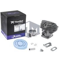 Kit cilindru drujba Stihl 260 44.7mm Titanikel, Piston cu teflon (Terra Motors)