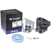 Kit cilindru drujba Stihl 261 44.7mm Titanikel, Piston cu teflon (Terra Motors)