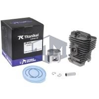 Kit cilindru drujba Stihl 290, 029 46mm Titanikel, Piston cu teflon (Terra Motors)