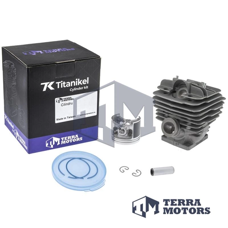 Kit cilindru drujba Stihl 360, 036 48mm Titanikel, Piston cu teflon (Terra Motors)