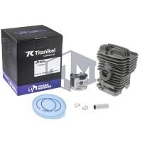 Kit cilindru drujba Stihl 390, 039 49mm Titanikel, Piston cu teflon (Terra Motors)
