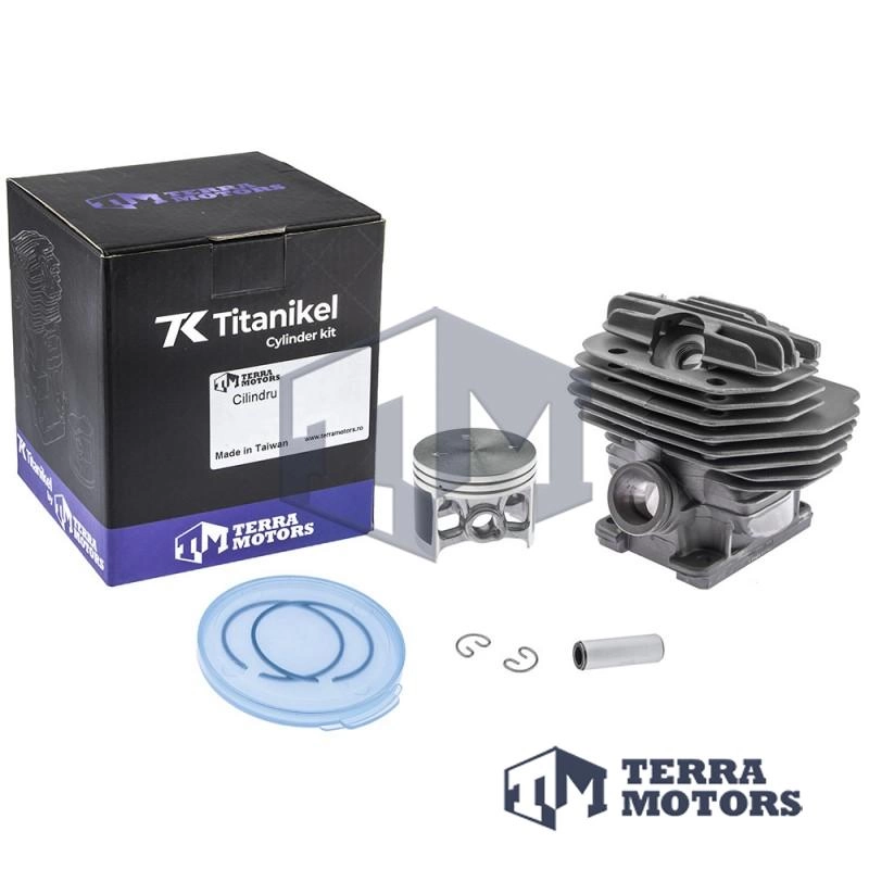 Kit cilindru drujba Stihl 661 56mm - Titanikel, Piston cu teflon (Terra Motors)