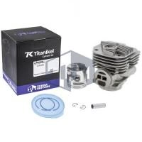 Kit cilindru masina de debitat Husqvarna K960, K970, K960 II, K970 II 56mm Titanikel, Piston cu teflon (Terra Motors)
