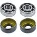 Rulment cu simering drujba Husqvarna 340, 345, 350 - Set 2 buc - Skf